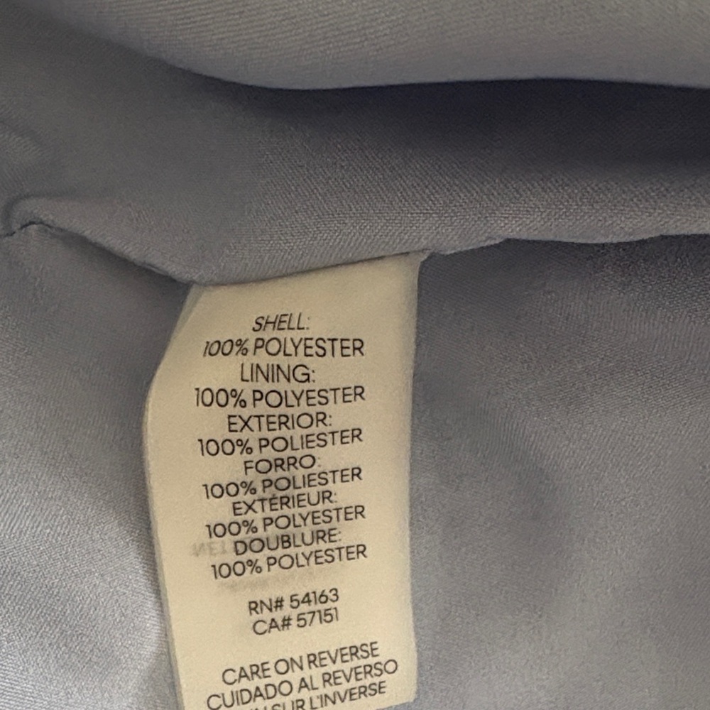 NWOT! Karl Lagerfeld Light Blue Tweed Midi Dress, Size 0 - Picture 11 of 11